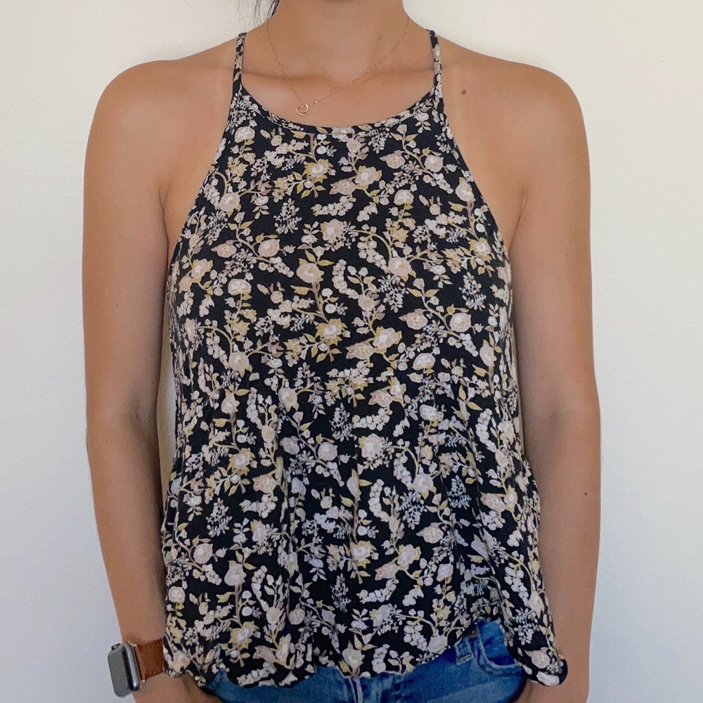 AE floral tank top